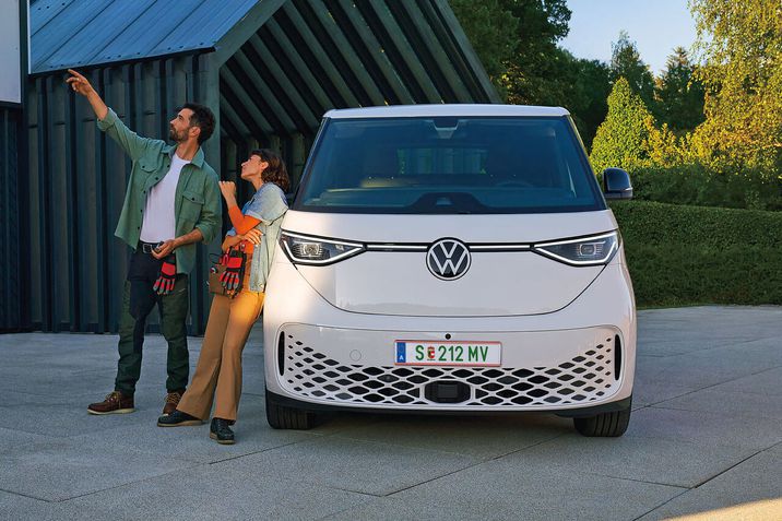 Der neue vollelektrische ID. Buzz Cargo bereits ab € 38.050,- netto bzw. € 47.260,- brutto (inkl. Boni und Förderung) für Unternehmerkunden
